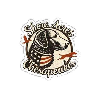 Shore Acres Chesapeakes | Heritage Logo | Die-Cut Sticker