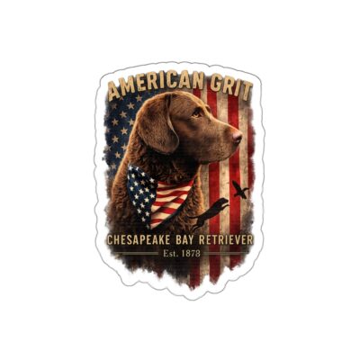 American Grit | Chesapeake Bay Retriever | Die-Cut Sticker
